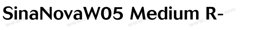 SinaNovaW05 Medium R字体转换